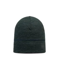 Czapki i chusty sportowe męskie - BUFF Czapka do biegania LIGHTWEIGHT MERINO WOOL Beanie multistripes forest - miniaturka - grafika 1