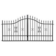 Akcesoria do ogrodzeń - Brama dwuskrzydłowa Tytus 3,5 m - miniaturka - grafika 1