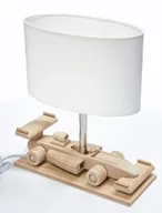 Lampy stojące - Biała lampka nocna dla dzieci wyścigówka - S191 M3-R21 - miniaturka - grafika 1