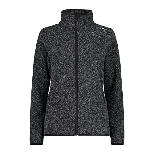 CMP Melange Knitted Fleece Jacket With Turtleneck Fleece Damska kurtka