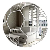 Lustra - Dekoracyjne Lustro Akrylowe Piłka Nożna - miniaturka - grafika 1