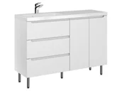 Szafki łazienkowe - Szafka Stojąca Z Umywalką ETH 120 cm SD Lewa - Biały Mat - miniaturka - grafika 1