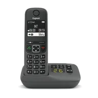 Telefony stacjonarne - Gigaset AE690A antracyt - miniaturka - grafika 1