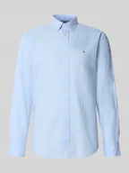 Koszule męskie - Koszula casualowa o kroju regular fit z czystej bawełny - miniaturka - grafika 1