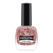 Lakiery do paznokci - Golden Rose, Keratin Glitter Nail Color, 408 Keratynowy lakier do paznokci - miniaturka - grafika 1