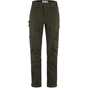 Fjällräven Damskie spodnie Forest Hybrid Trousers W, ciemny leśny zielony, 46, Ciemna zieleń leśna., 46 - Spodnie damskie - miniaturka - grafika 1