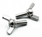 Śruby i nakrętki - M6x10 ŚRUBA MOTYLKOWA NIERDZEWNA A2 316 (1) - miniaturka - grafika 1