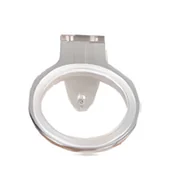 Pozostałe akcesoria fryzjerskie - Uchwyt Wieszak na Suszrakę Solidny Duży Srebrny - miniaturka - grafika 1