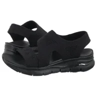 Sandały damskie - Sandały Arch Fit - Brightest Day Black 119458/BBK (SK232-a) Skechers - miniaturka - grafika 1