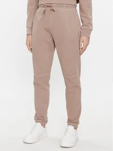 Boss Spodnie dresowe Se_Bosslogoraw 50505271 Brązowy Regular Fit - Spodnie sportowe męskie - miniaturka - grafika 1