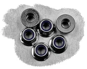 Śruby i nakrętki - M5 NAKRĘTKA KOŁNIERZOWA SAMOHAMOWNA inox NIERDZEWNA A2 6926 (10) - miniaturka - grafika 1