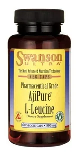 SWANSON n Ajipure L-Leucyna 60Kap. - Suplementy naturalne - miniaturka - grafika 1