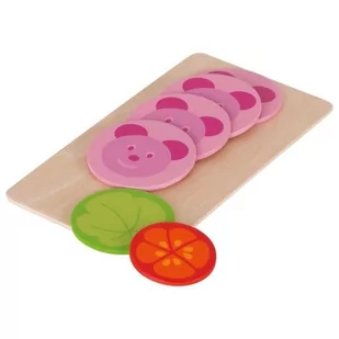 Goki Szyneczka z misiem - jedzenie na kanapki 51544 - Zabawki AGD - miniaturka - grafika 1