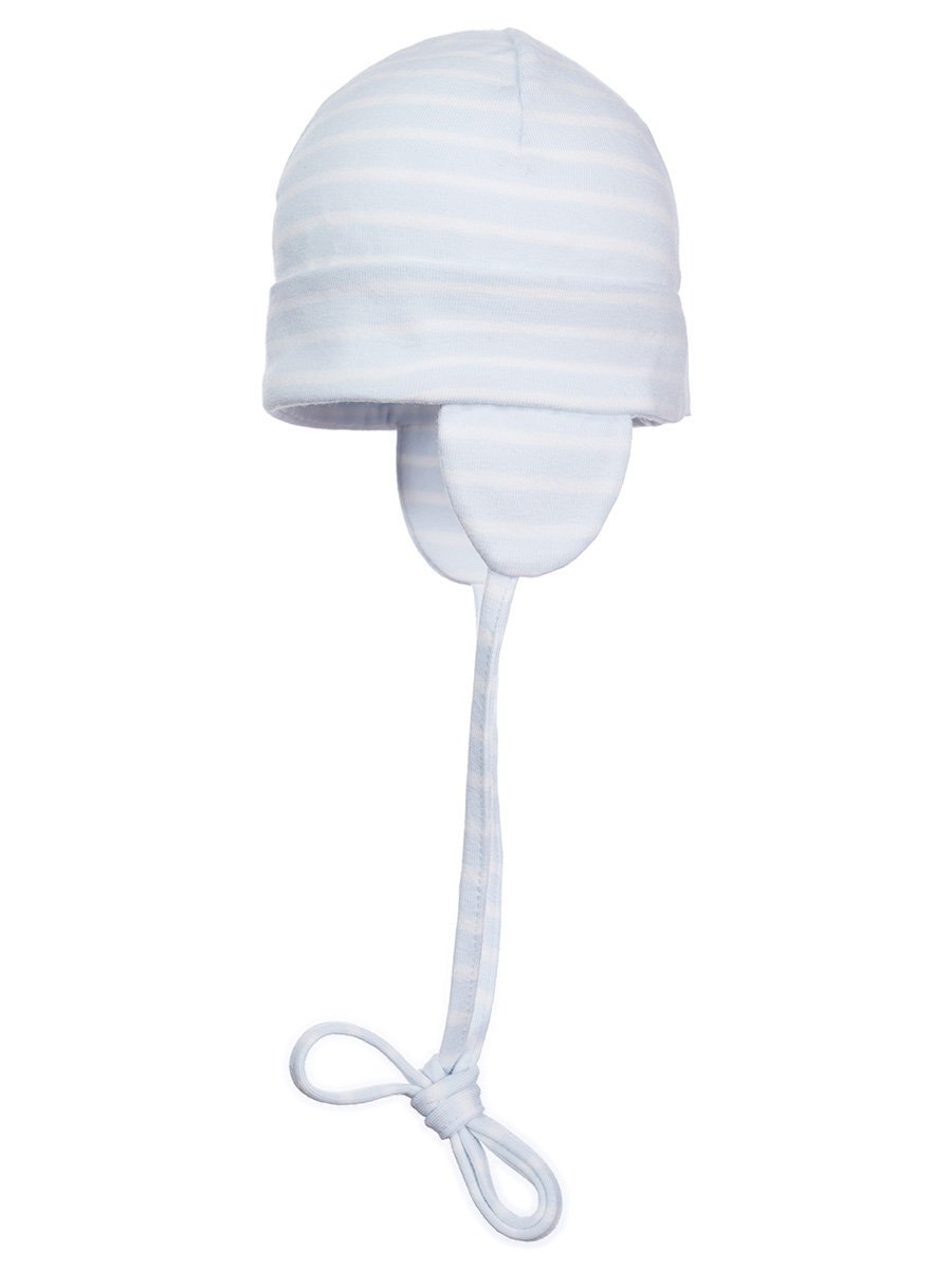 Niemowlęca czapka wiązana niebieska Döll r.39