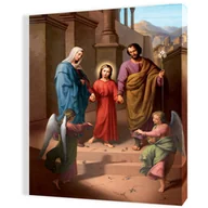 Ikony i obrazy sakralne - Obraz religijny na płótnie Święta Rodzina - miniaturka - grafika 1