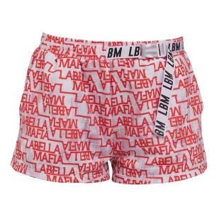 Spodenki krótkie damskie LABELLAMAFIA SHORTS NEUTRAL FLOWERS - Spodenki damskie - miniaturka - grafika 5