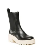 Botki damskie - Gino Rossi Botki RST-CIRCLE-02B Czarny - miniaturka - grafika 1