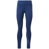 Legginsy - Damskie Legginsy REEBOK TS LUX GRAPHIC TIGHT H56591 – Granatowy - miniaturka - grafika 1