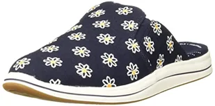 Clarks Breeze Shore damskie kapcie, Granatowy wzór kwiatowy, 36.5 EU - Kapcie damskie - miniaturka - grafika 1