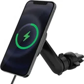 Uchwyty samochodowe do telefonów - Spigen Magnetyczny uchwyt Spigen ITS12W Onetap Magnetic Magsafe 7.5W Black - miniaturka - grafika 1