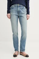 Spodnie damskie - Sisley jeansy damskie medium waist 4IM7LE047 - miniaturka - grafika 1