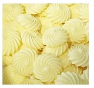 Dodatki do ciast w proszku - Posypka ozdoby na tort bezy dekoracje świąteczne Wielkanoc beziki żółte - miniaturka - grafika 1