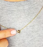 Naszyjniki - Naszyjnik kwiatuszek - miniaturka - grafika 1