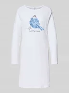 Bielizna nocna - Koszula nocna o kroju relaxed fit z nadrukiem z motywem model ‘Meine Wohlfühlzeit’ - miniaturka - grafika 1