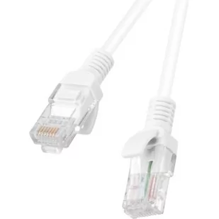 Lanberg Patchcord KAT.5E 2M biały fluke passed PCU5-10CC-0200-W - Patchcordy - miniaturka - grafika 2