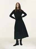 Botki damskie - Reserved - Skórzane botki - czarny - miniaturka - grafika 1