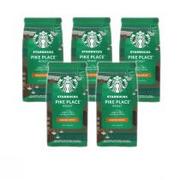 Kawa - Starbucks Pike Place Roast Kawa ziarnista Zestaw 5 x 200 g - miniaturka - grafika 1