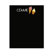 Przybory szkolne - Cennik Kredowy Lody Food Track 395X495Mm - miniaturka - grafika 1