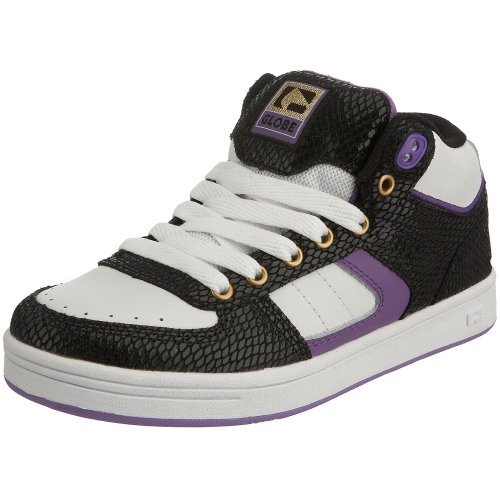 Globe Fate Mid-Girl GGFATEM, dziewczęce buty sportowe - skateboarding, czarny - Czarny Black White Purple - 38 EU