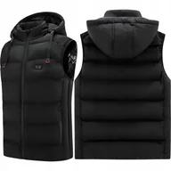 Kamizelki męskie - Mozos HV5 Ogrzewana Elektryczna Kamizelka Z Kapturem Zimowa Ciepła XL Usb - miniaturka - grafika 1