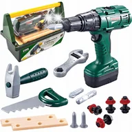 Zabawy w naśladowanie dorosłych - Wkrętarka Na AKUMULATOR PIŁA MŁOTEK SKRZYNKA NARZĘDZIOWA AKCESORIA - miniaturka - grafika 1