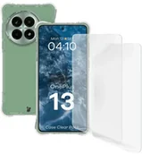 Etui i futerały do telefonów - Bizon Elastyczne etui + 2x folia na ekran Case Clear Pack do OnePlus 13 - miniaturka - grafika 1