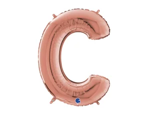 Balon foliowy litera C różowe złoto - 66 cm - 1 szt. - Balony i akcesoria Balon foliowy litera C różowe złoto - 66 cm - 1 szt. - Balony i akcesoria - miniaturka - grafika 1