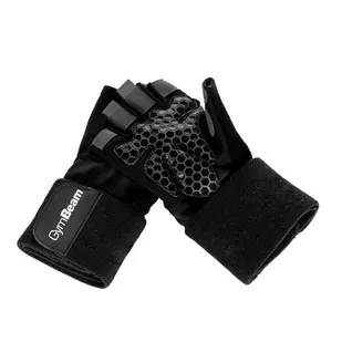 Rękawiczki fitness damskie GymBeam Guard Black - Rękawiczki sportowe damskie - miniaturka - grafika 1