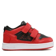 Buty dla chłopców - Sneakersy Kappa 280014M Czerwony - miniaturka - grafika 1