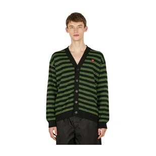 Striped Boke Flower Cardigan Kenzo - Swetry męskie - miniaturka - grafika 1