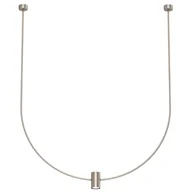 Lampy sufitowe - Zwieszana lampa regulowana No.C 5083 Shilo 86cm salonowa metal platyna - miniaturka - grafika 1