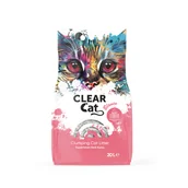 Żwirek dla kotów - Clear Cat Blanco Baby Powder żwirek bentonitowy 20l - miniaturka - grafika 1