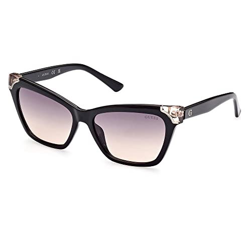 GUESS Gu7840 kwadratowe okulary przeciwsłoneczne, srebrne, średnie