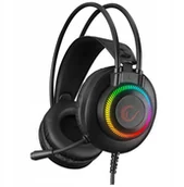 Słuchawki - Rampage X-JAMMER 7.1 czarne - miniaturka - grafika 1