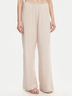 Piżamy damskie - Tommy Hilfiger Spodnie piżamowe UW0UW05776 Beżowy Relaxed Fit - miniaturka - grafika 1