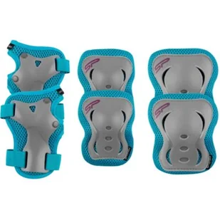 Spokey Zestaw ochraniaczy M SHIELD turkus 924817 - Zabawki i gry sportowe - miniaturka - grafika 1