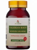 Suplementy naturalne - Bio Herbs, Kozłek Lekarski Valerian Root Odprężenie I Spokój, 80 Kaps. - miniaturka - grafika 1