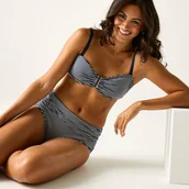 Stroje kąpielowe - Regatta Dół od stroju kąpielowego damski Loria Brief Niebieski, Rozmiar: 34 - miniaturka - grafika 1