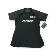 Bluzki damskie - Bluzka sportowa na krótki rękaw damska Nike DRI-FIT Verizon L - miniaturka - grafika 1