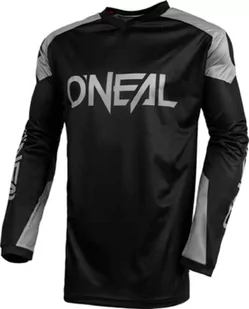 O'NEAL Dżersej, enduro motocross, oddychający materiał, maksymalna swoboda ruchów, przedłużone plecy, jersey Matrix Ridewear dla dorosłych, czarny/szary, S - Odzież motocyklowa - miniaturka - grafika 1